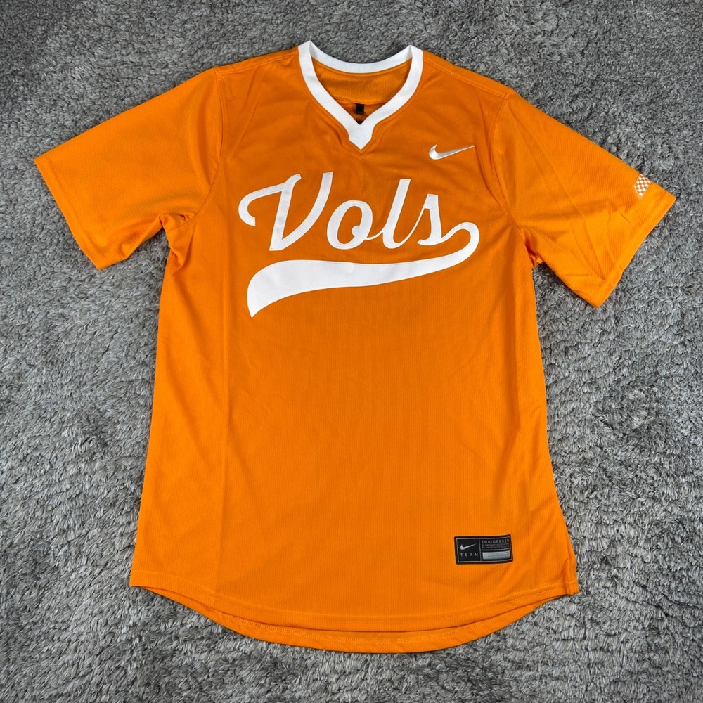 Nike Tennessee Volunteers Baseball Jersey Men M Orange Sportswear College NCAA